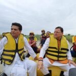 जलजमाव के बीच जनसेवा: धामी ने खुद लिया हालात का जायजा