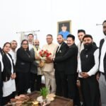 बार एसोसिएशन देहरादून के नवनिर्वाचित अध्यक्ष एवं कार्यकारिणी को बधाई देते कैबिनेट मंत्री गणेश जोशी