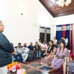 अल्मोड़ा पहुंचने पर कृषि मंत्री गणेश जोशी का पार्टी पदाधिकारियों ने किया भव्य स्वागत