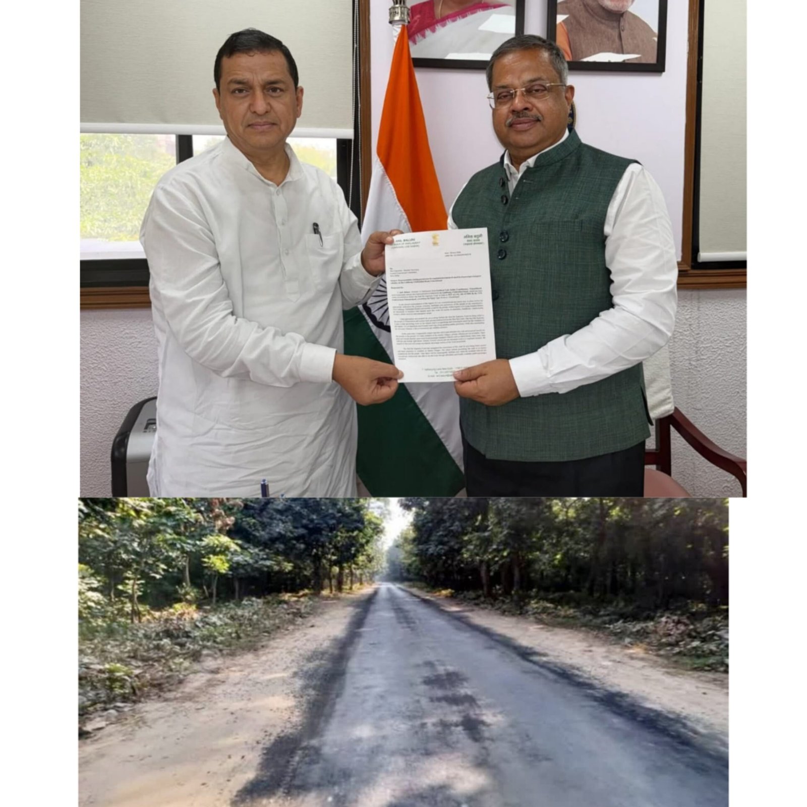 गढ़वाल सांसद अनिल बलूनी के प्रयास रंग लाए, लालढांग–चिल्लरखाल मार्ग पर बड़ी राहत