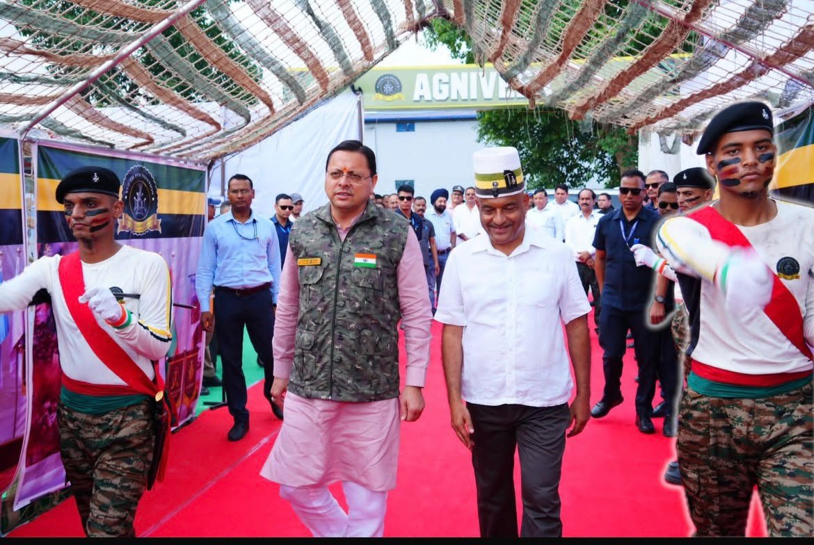 मुख्यमंत्री पुष्कर सिंह धामी के फैसले से अग्निवीरों को समूह ‘ग’ के वर्दीधारी पदों पर लिखित तथा शारीरिक परीक्षा नहीं देनी पड़ेगी